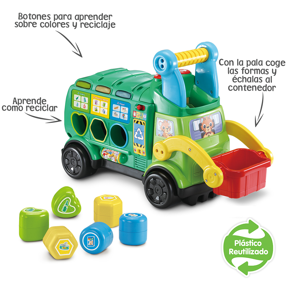 VTech Camion de reciclaje juguetes ecologicos