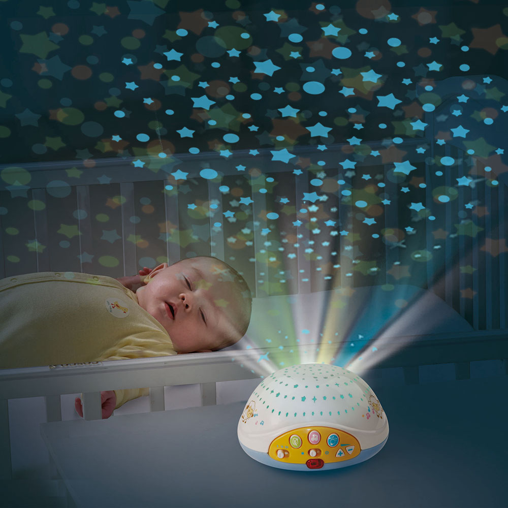 Móvil proyector Cuenta ovejitas, Carrusel de cuna para bebés, extraíble y  con mando a distancia VTech Baby