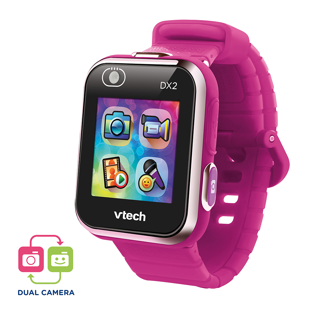 Lograr Telégrafo escotilla VTech - Kidizoom Smartwatch DX2 color frambuesa, Reloj inteligente para  niños