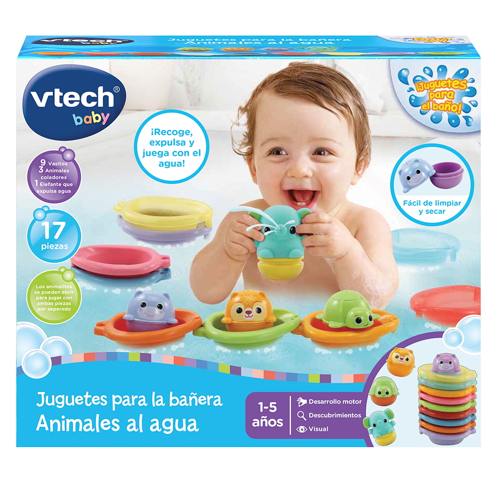 VTech Baby Juguetes para la banera Animales al agua Juguetes de bano para ninos 1 ano